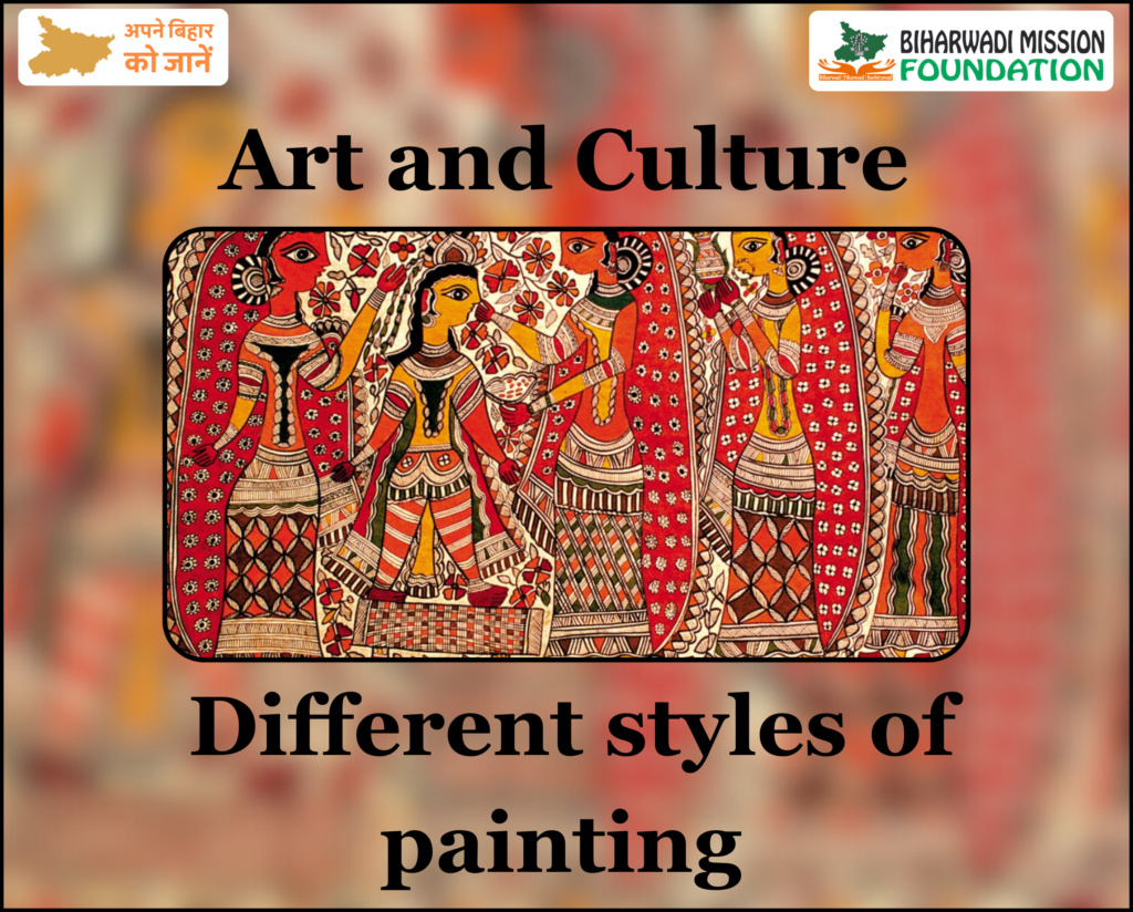 Different styles of painting